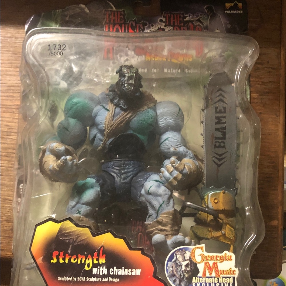 The House of the Dead  Strength with Chainsaw Figure - Green & Gray